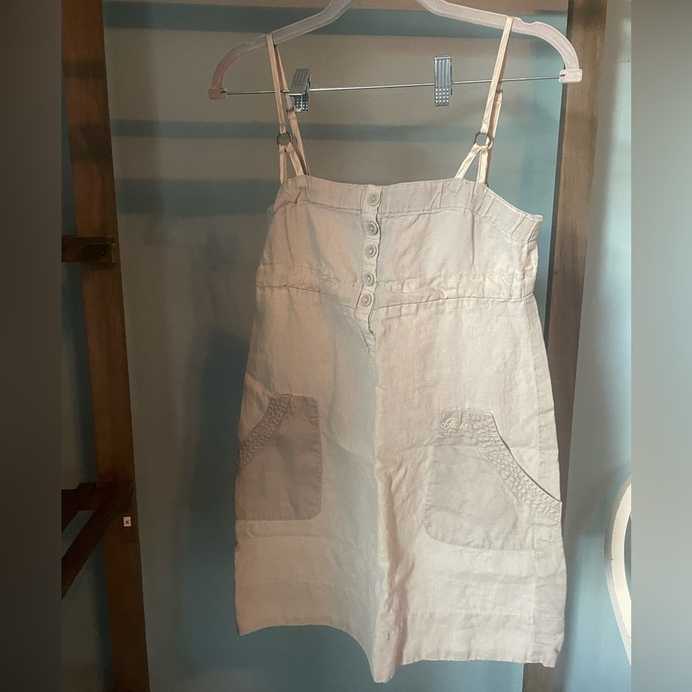 Vintage Guess 100% Linen Dress